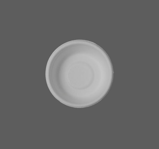 1 OZ CUP-Disposable Biodegradable Bagasse Fiber sauce cups(White/Natural Color) 2000pcs lid not include