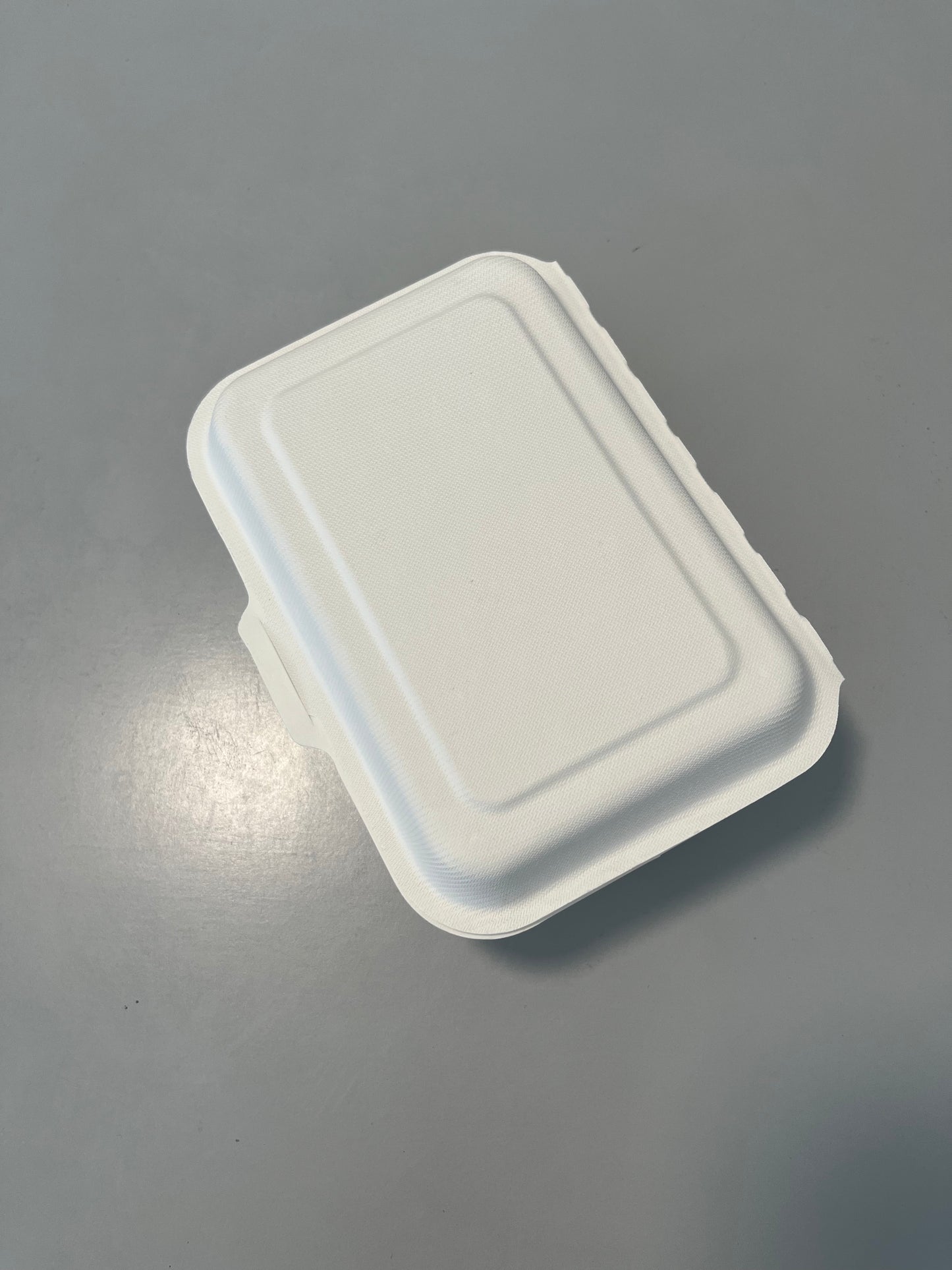 600ml Eco-Friendly Disposable Sugarcane Bagasse Food Container