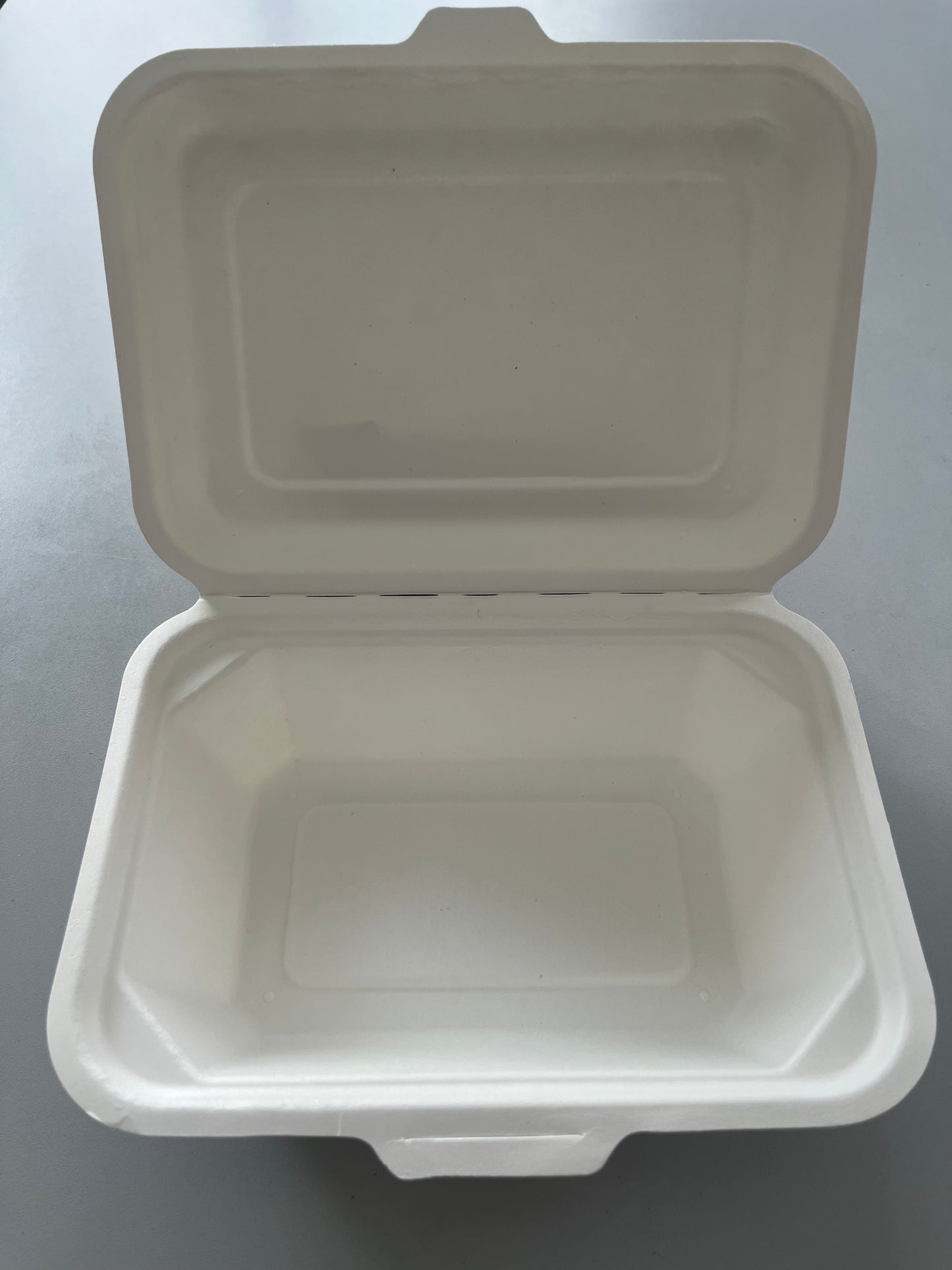 600ml Eco-Friendly Disposable Sugarcane Bagasse Food Container