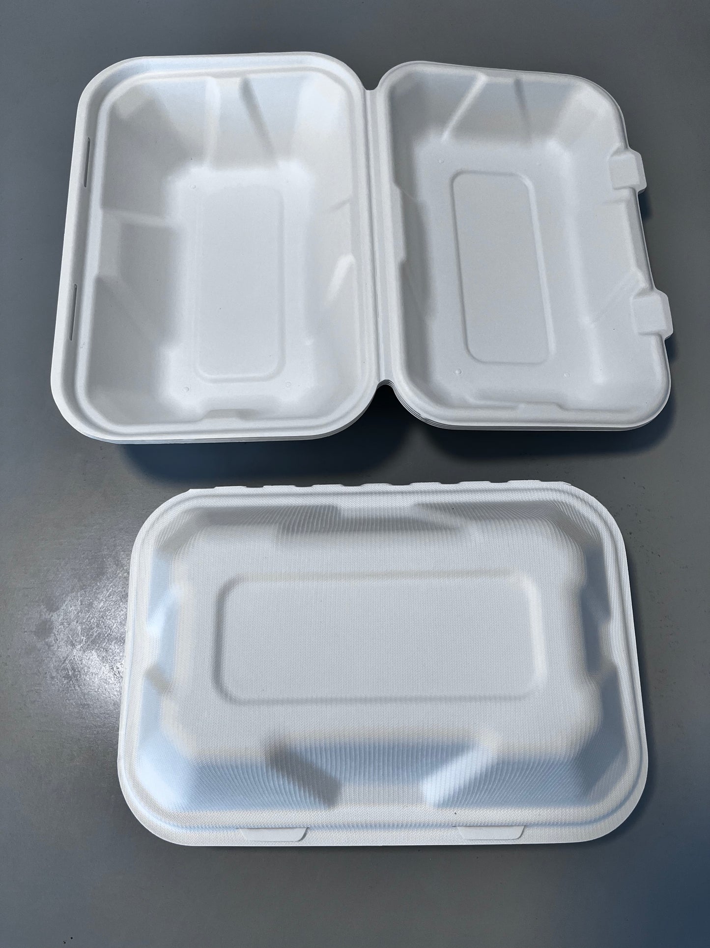 850ml Biodegradable & Compostable Sugarcane Bagasse Food Packaging Takeaway Box