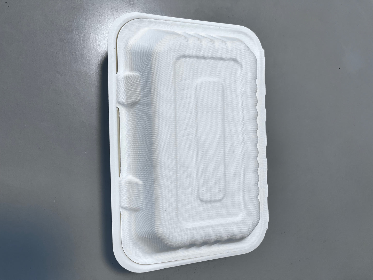 9x6 Inch 100% Biodegradable Disposable Bagasse Sugarcane Takeaway Paper Lunch Food Box Container