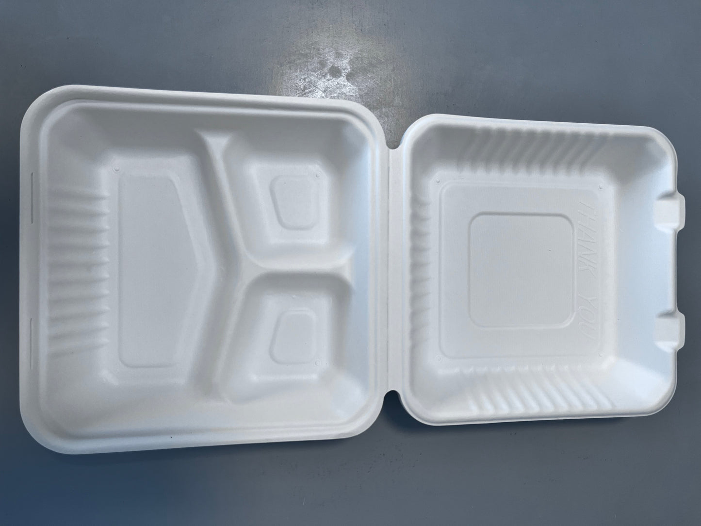 Biodegradable Sugarcane Bagasse Food Container 1300ml Disposable Food Paper Lunch Boxes