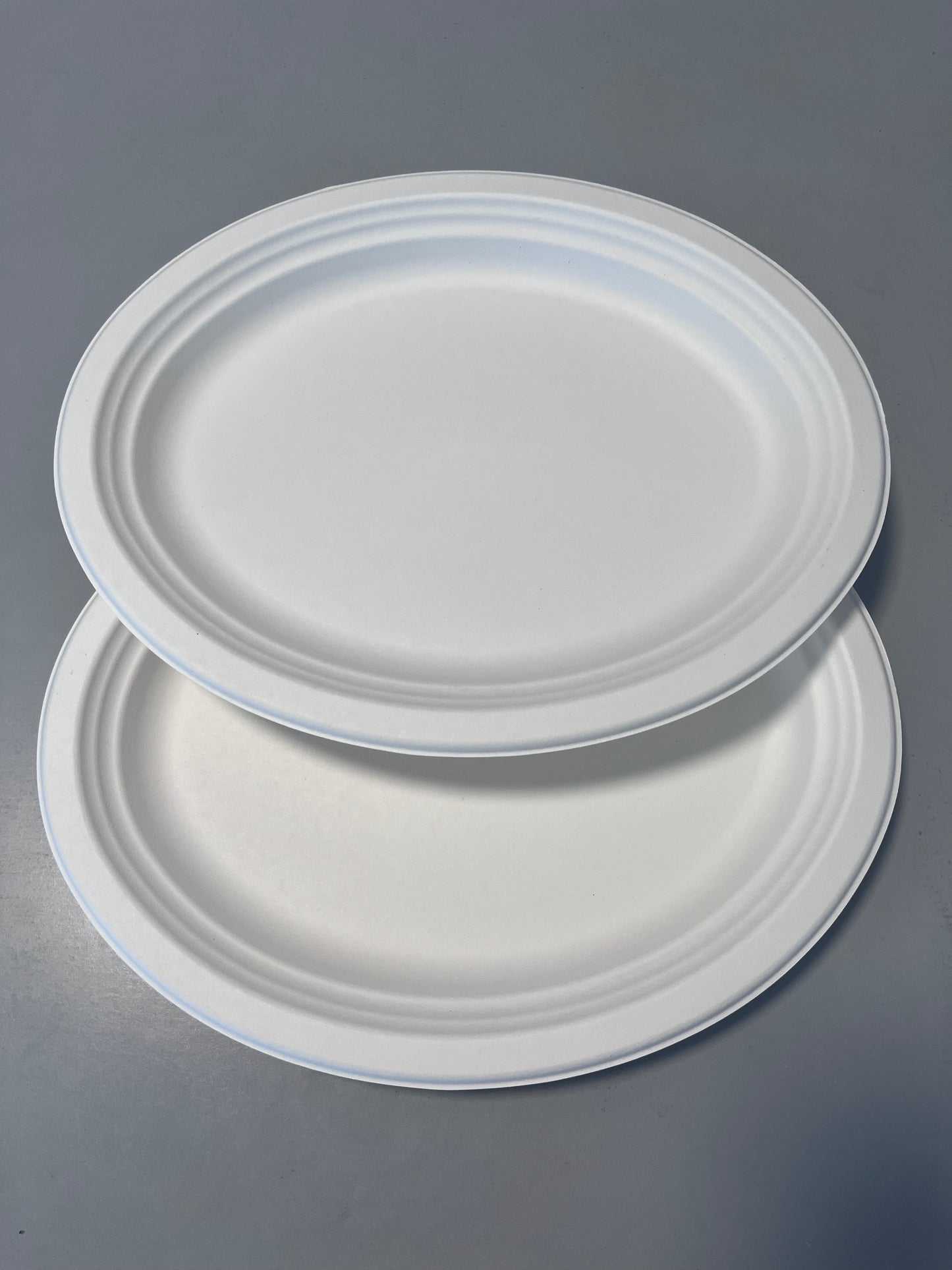 Biodegradable Disposable Oval Plate Sugarcane Bagasse Paper Tableware For Parties Biodegradable Disposable Food Plate