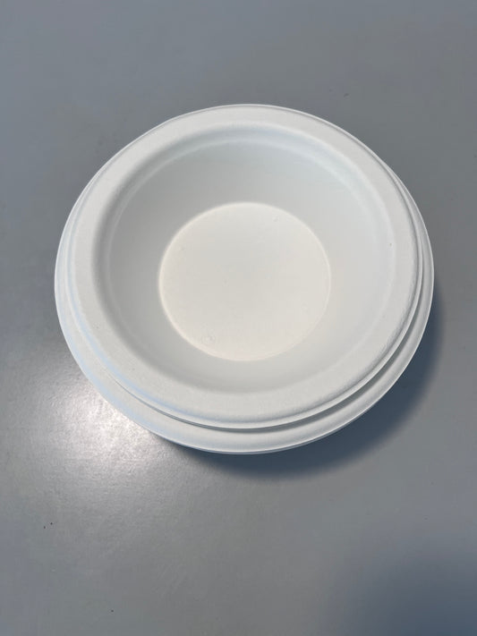 Compostable 100% Biodegradable &Bagasse 12oz Disposable Paper Salad Bowl
