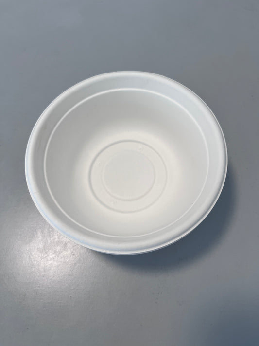 500ml Disposable Compostable Biodegradable Sugarcane Bagasse Paper Convenient Bowl