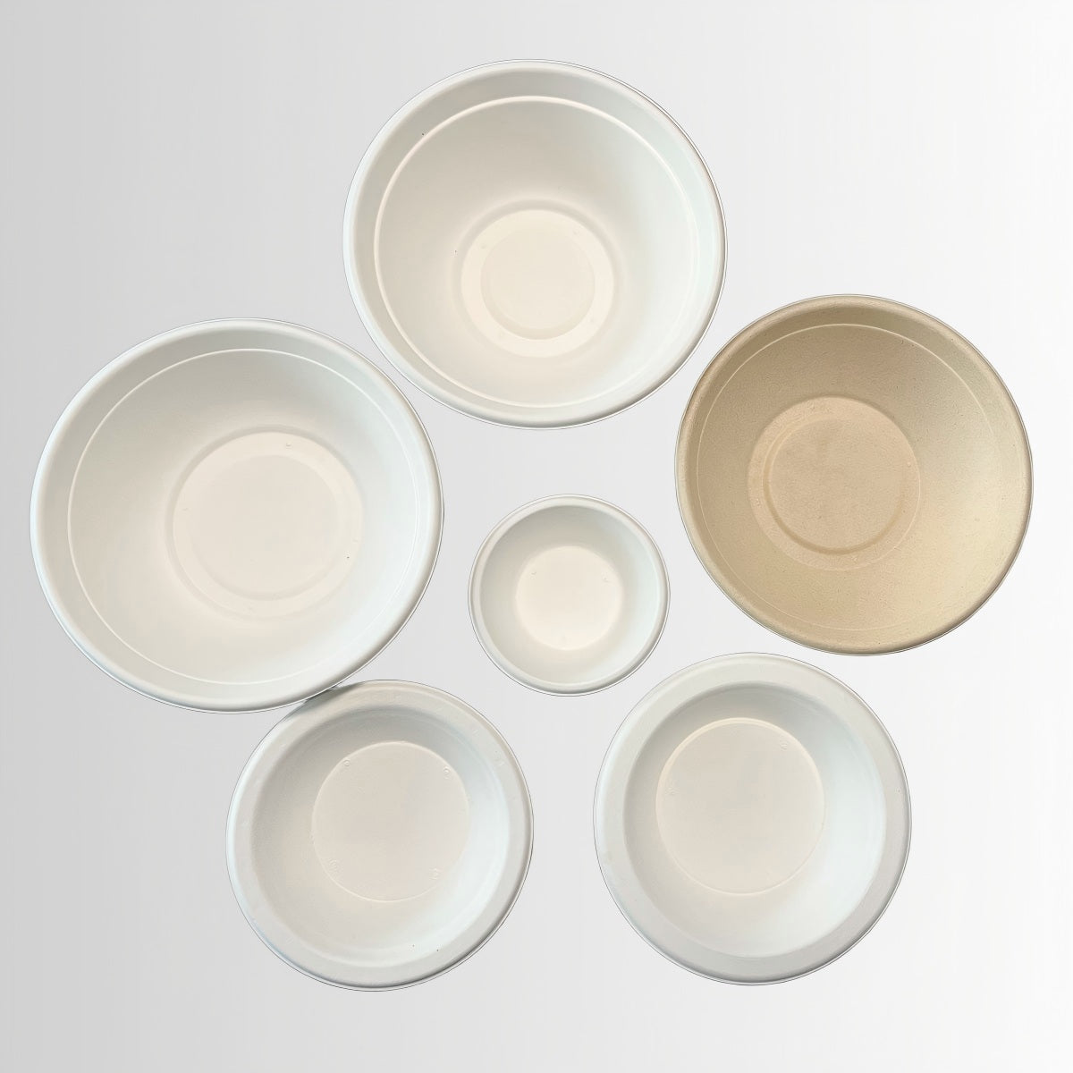 Biodegradable Eco Friendly Disposable 24 oz Round Bagasse Sugarcane Bowl for Food Salad