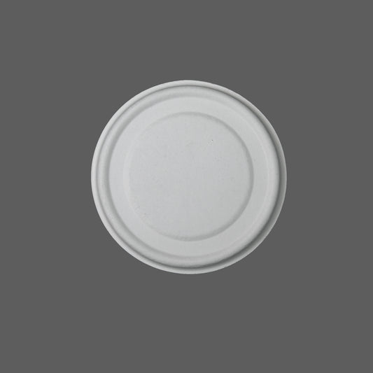 4oz Cup Lid (White) For Disposable Sugarcane Sauce Cup