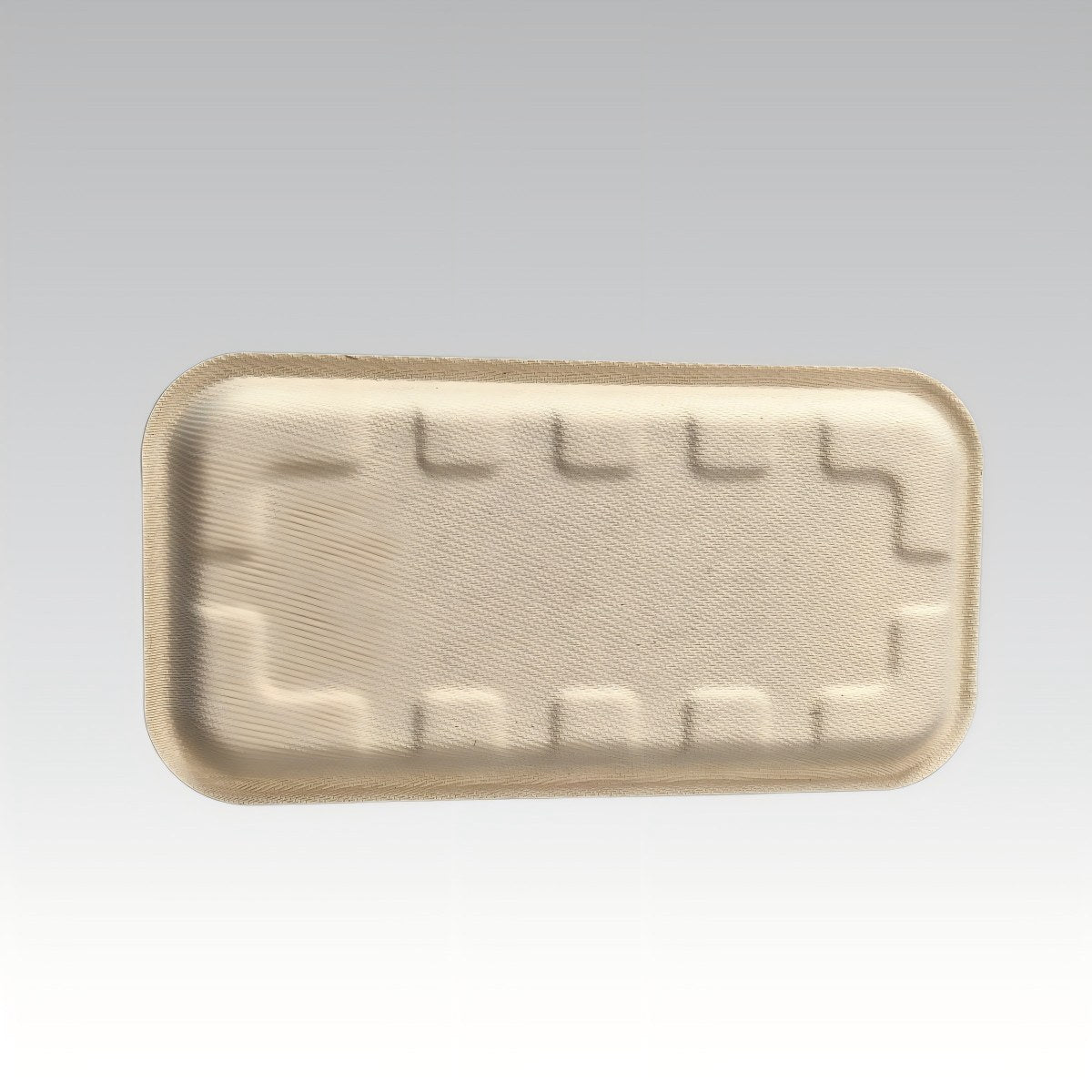 Custom Biodegradable Bagasse Disposable Food Containers Takeaway Fresh Chicken Frozen Meat Tray Portable Food Tray