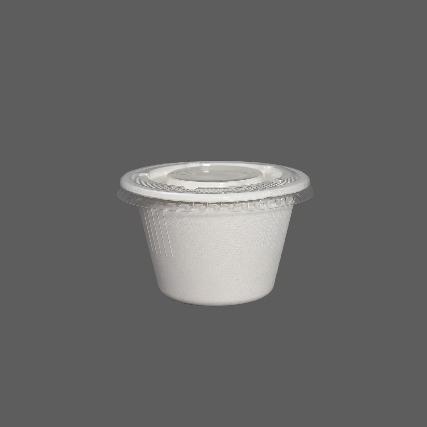 4oz Plastic Cup lid for Disposable Paper Condiment Cup(PET Material)