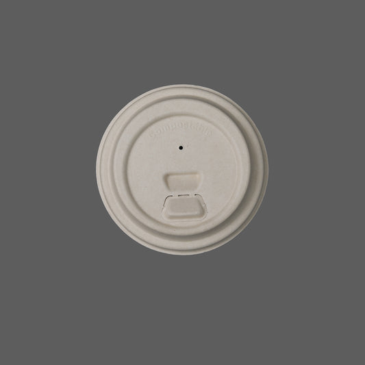 6.5OZ &8 OZ Cup Lid (Natural Color) For Disposable Paper Coffee Cup