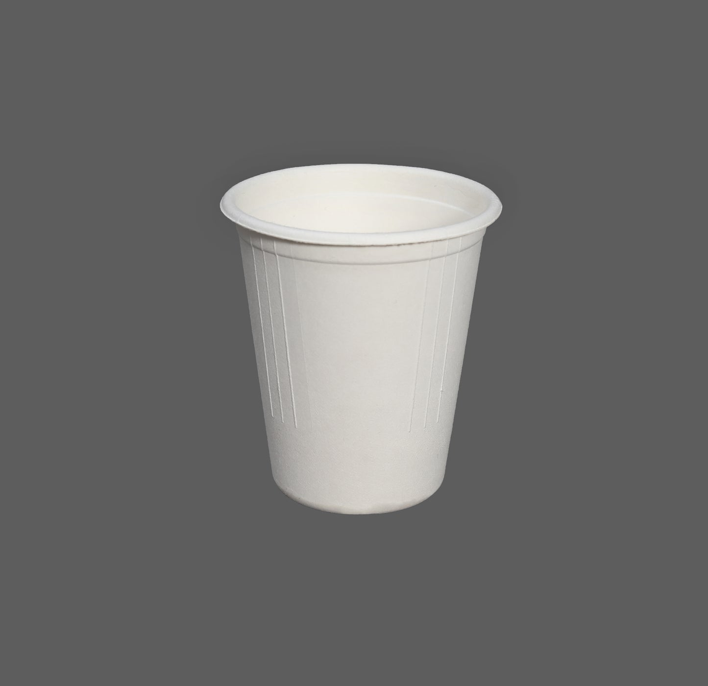 12 OZ Disposable cups Biodegradable Bagasse Fiber coffee cups(Natural/White Color) lid not include