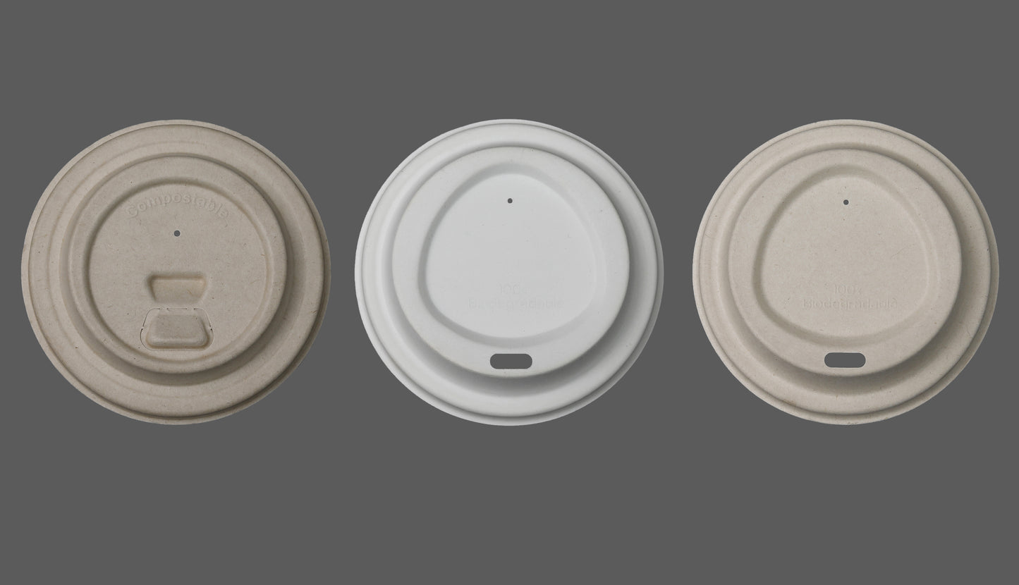 6.5OZ &8 OZ Cup Lid (Natural Color) For Disposable Paper Coffee Cup
