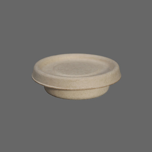1oz &2oz Cup Lid ( Natural Color) For Disposable Bagasse Fibre Paper Cup