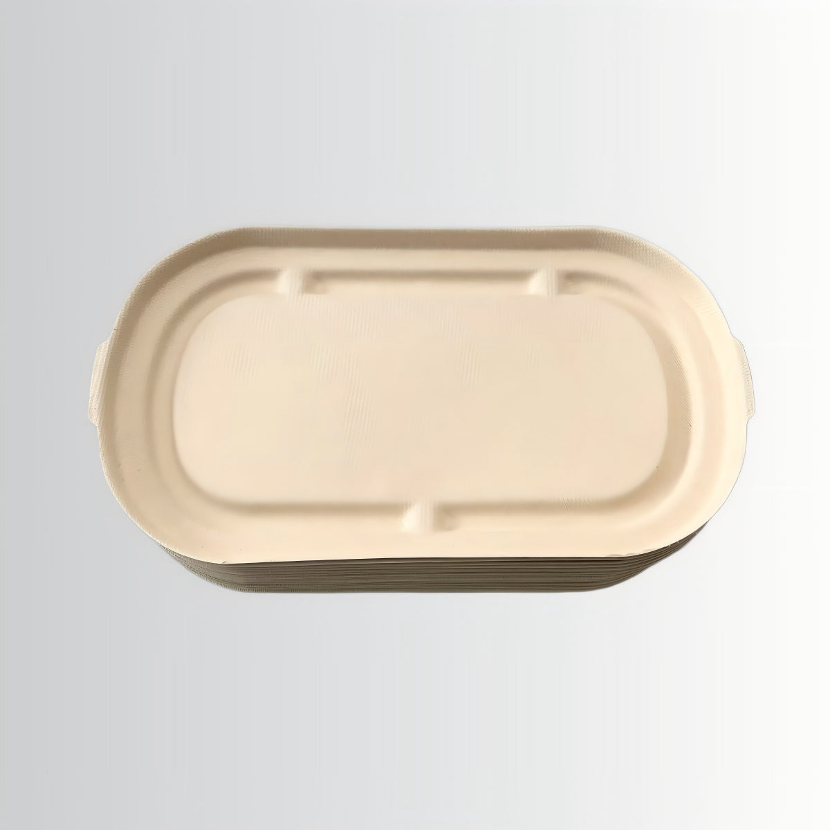Universal Eco-Friendly Bagasse Cover Microwave Safe Accessory Perfect Fit for 850ml Food Containers Lid