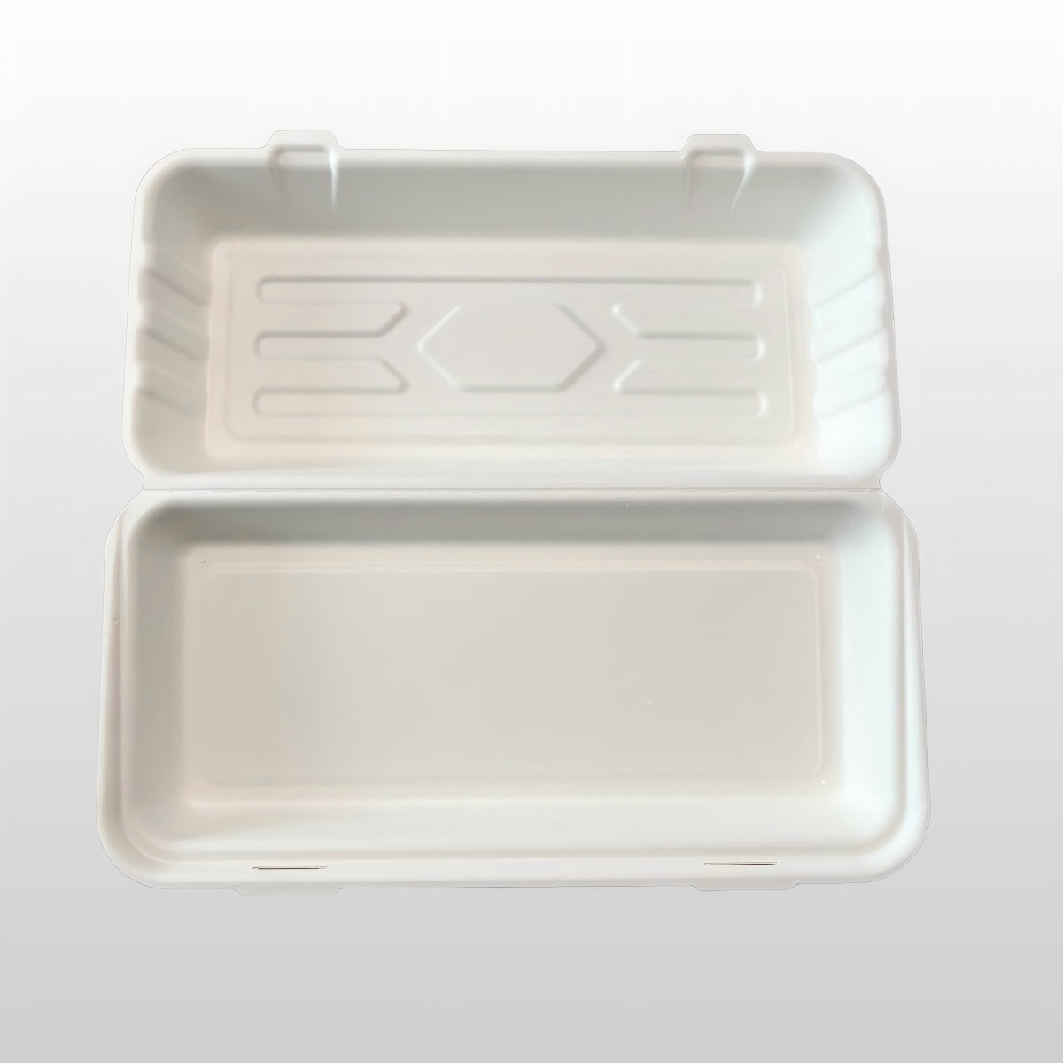 Customizable 12.4"x12.4"x1.2" Disposable Bio Fish and Chips Container Box Compostable Bagasse Eco-Friendly Lunch Box