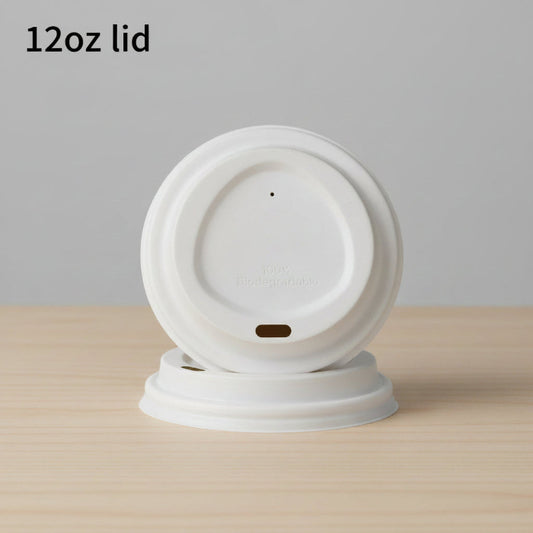 12oz sugarcane bagasse cup lid