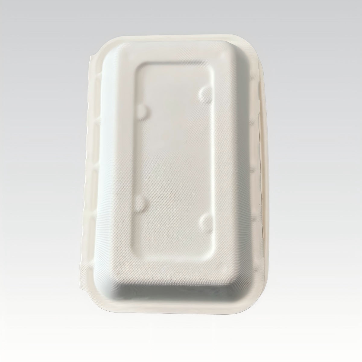 Compostable Clamshell Food Hinged Containers Bagasse Eco-Friendly Natural Takeout to Go Box