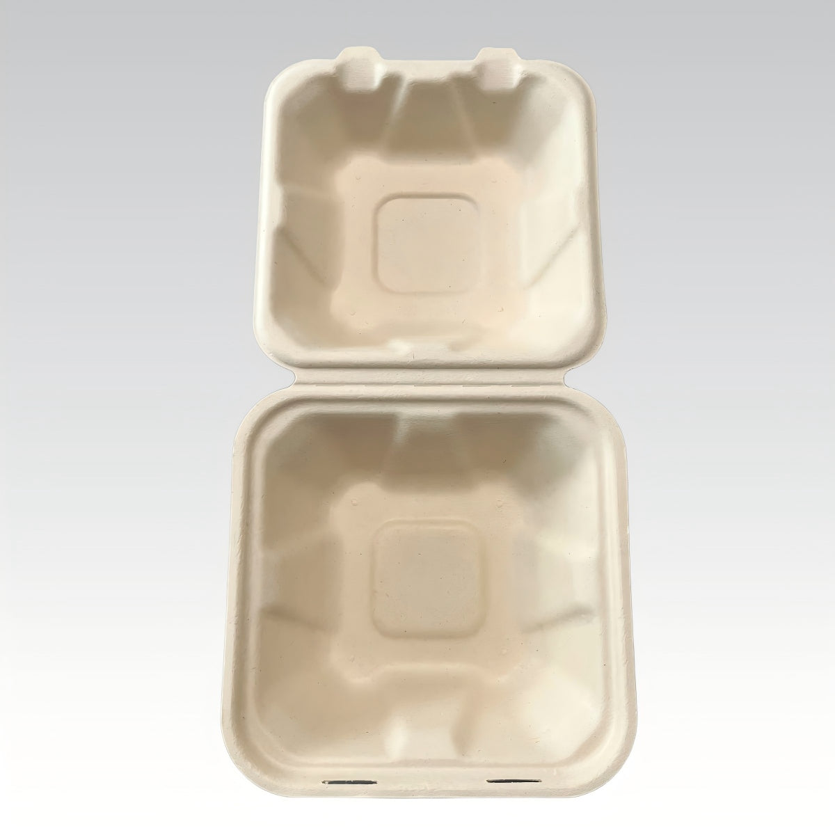 Biodegradable Eco-friendly Bagasse Food Container Laminated Take Away Bento Sugarcane Hamburger Box
