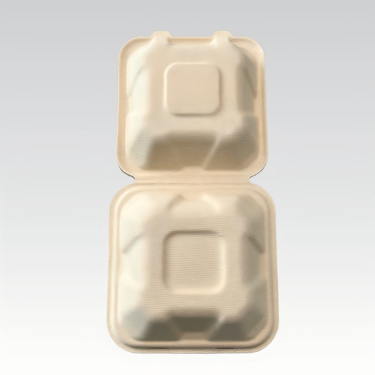 Biodegradable Eco-friendly Bagasse Food Container Laminated Take Away Bento Sugarcane Hamburger Box