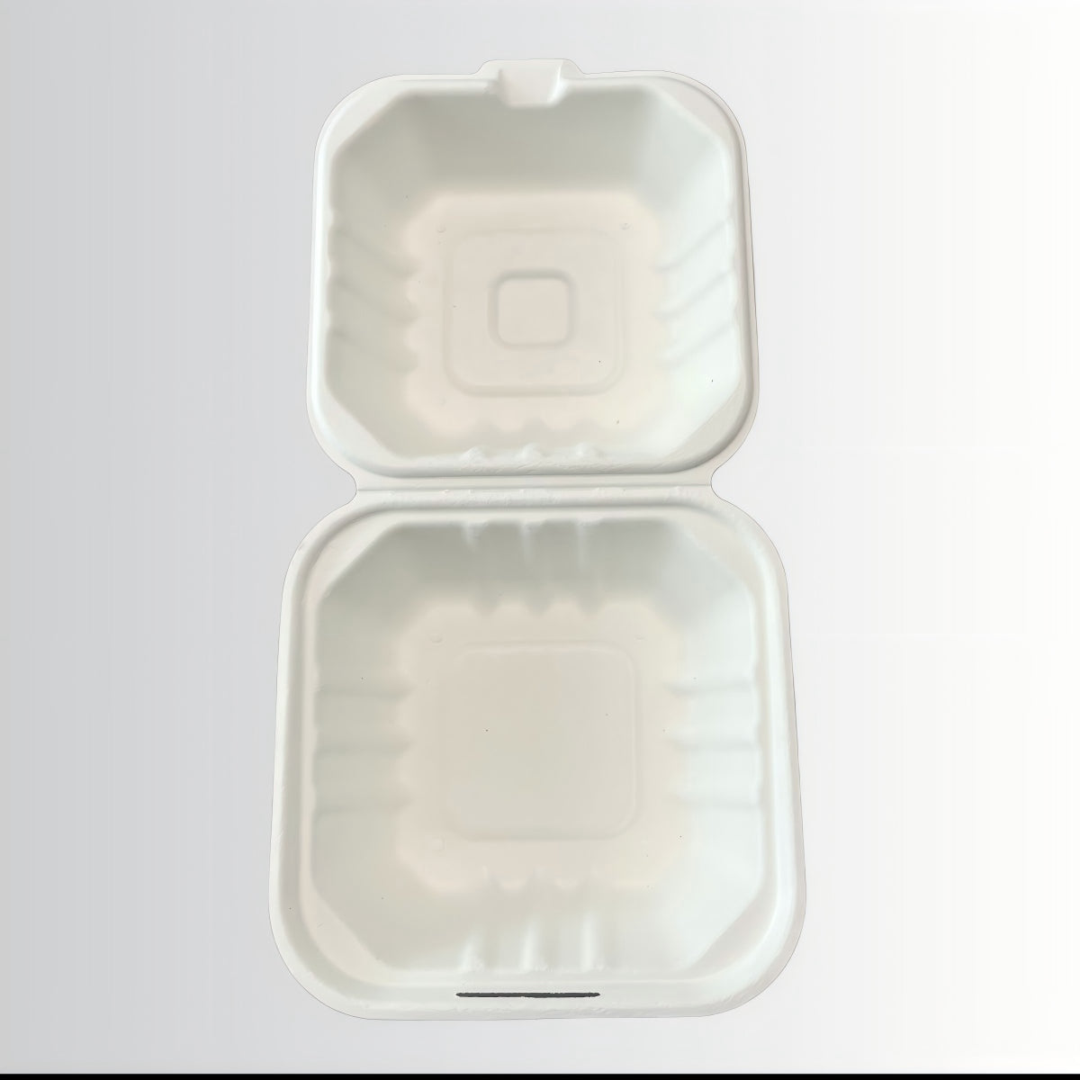 Biodegradable Sugarcane Bagasse 5 Inch Takeaway Burger Packaging Box