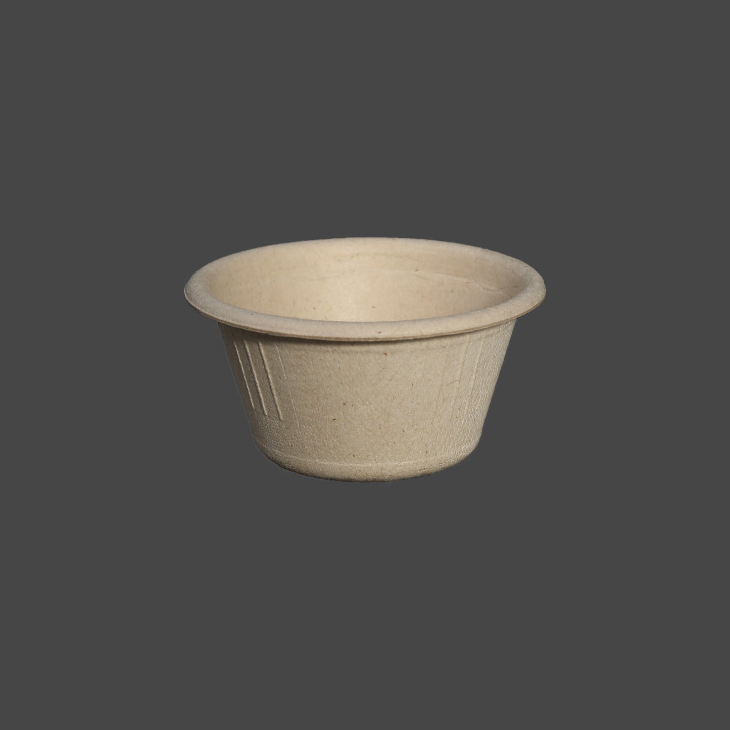 2 OZ CUP-Disposable Biodegradable Bagasse Fiber sauce cups(Natural/White Color)