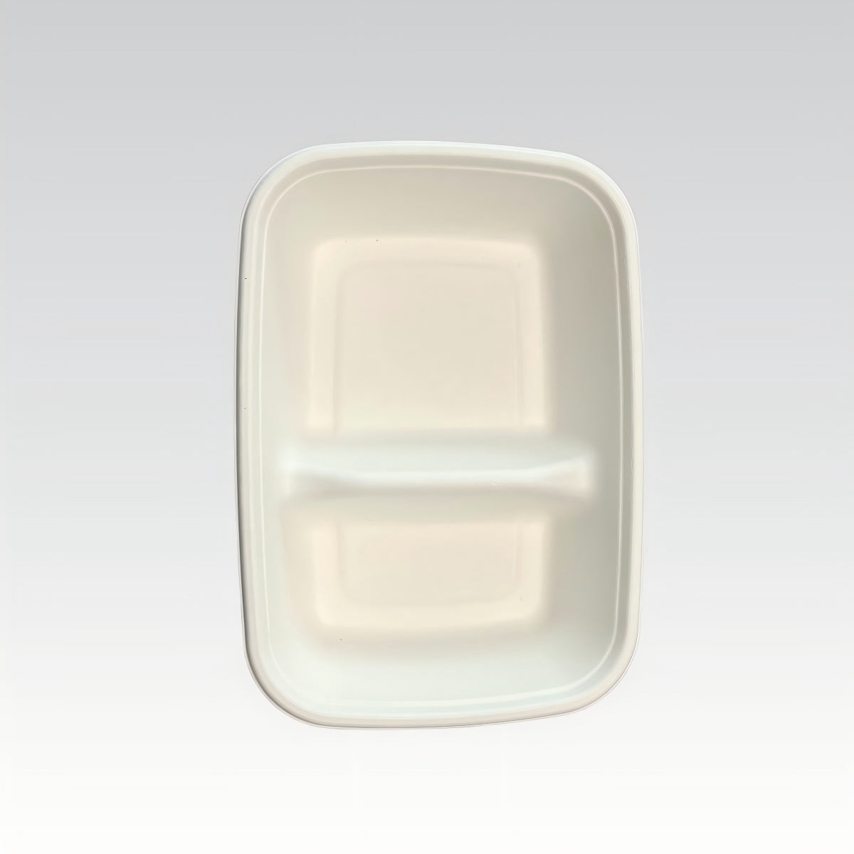 750ml 1/2 Compartment Bagasse Meal Box Biodegradable Disposable Bagasse Food Container with Lid for Takeaway