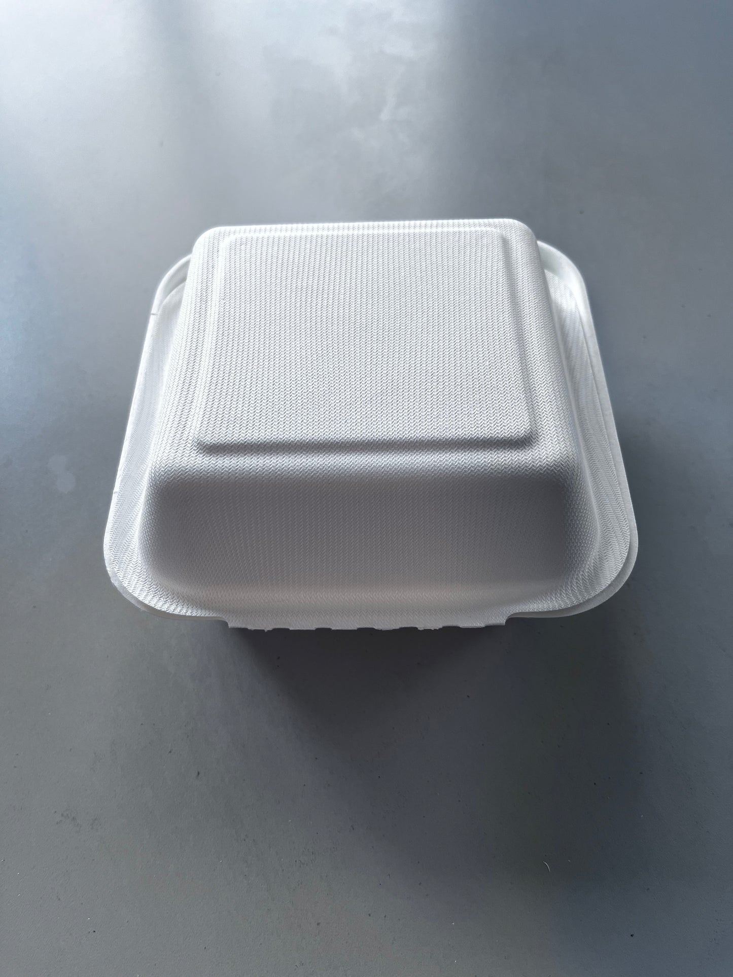480ml Eco-friendly Biodegradable Compostable Sugarcane Food Container Clamshell Box