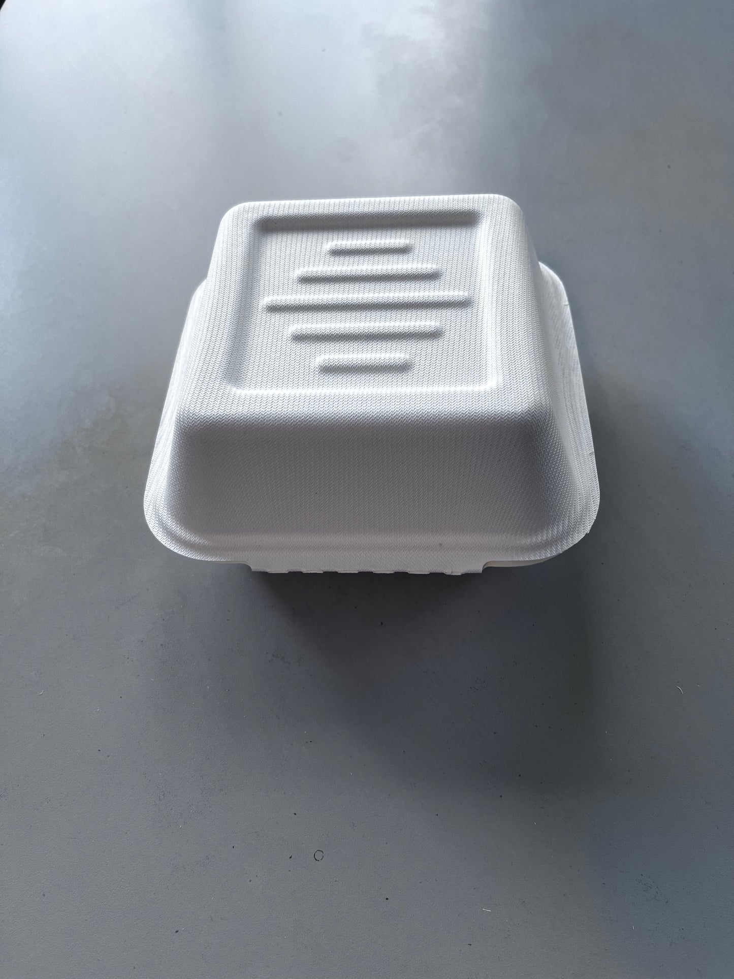 480ml Eco-friendly Biodegradable Compostable Sugarcane Food Container Clamshell Box