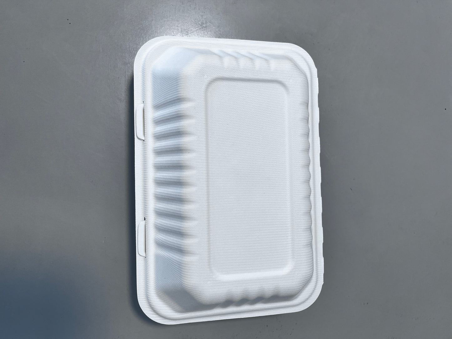 9x6 Inch 100% Biodegradable Disposable Bagasse Sugarcane Takeaway Paper Lunch Food Box Container