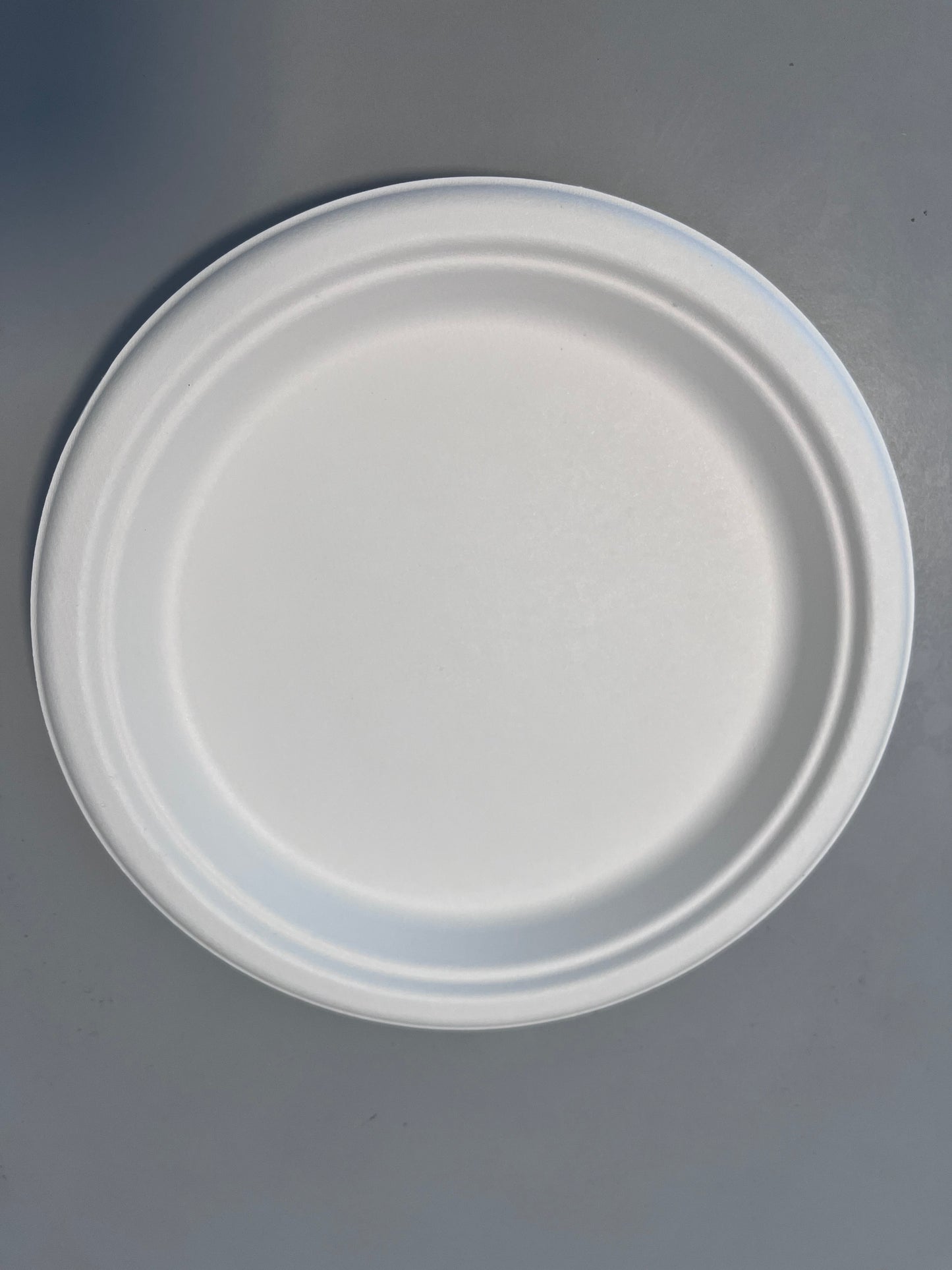 9inch Sugarcane Bagasse Pulp Plate Biodegradable Disposable Round Paper Tray