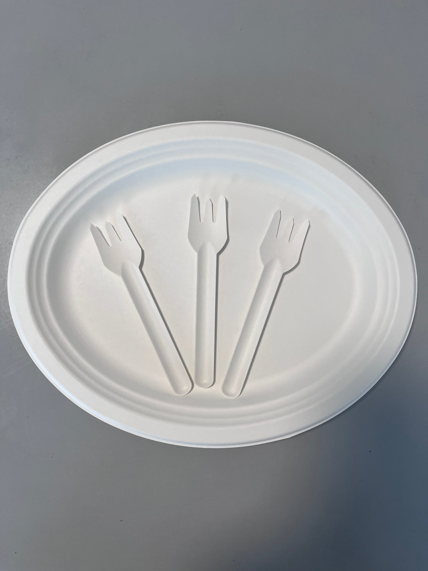 Paper Fork Bagasse Biodegradable Cutlery for Camping