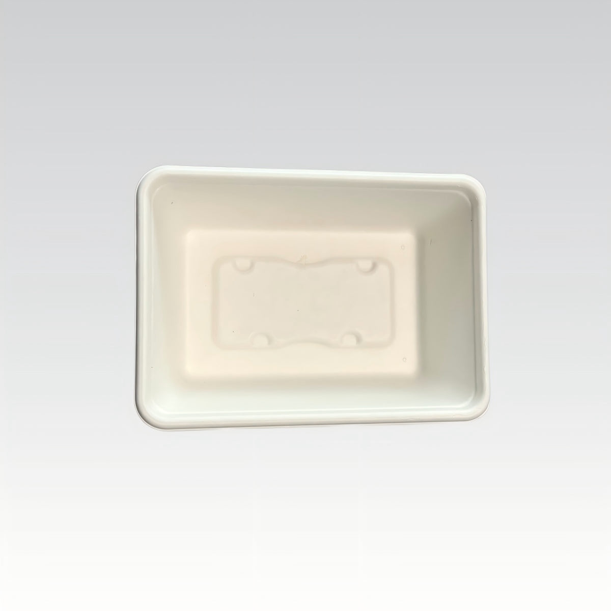 Best Selling Disposable Biodegradable Square Vegetable Box Waterproof and Oilproof Bagasse Lunch Box
