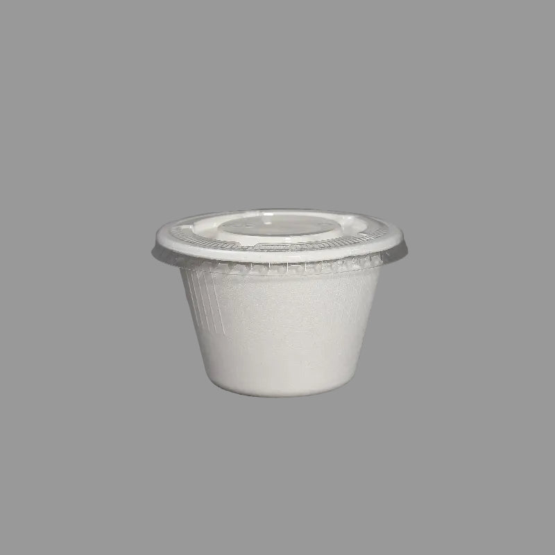 Durable PET Cup Lids for Sustainable Biodegradable Sauce Cups – Wholesale Options