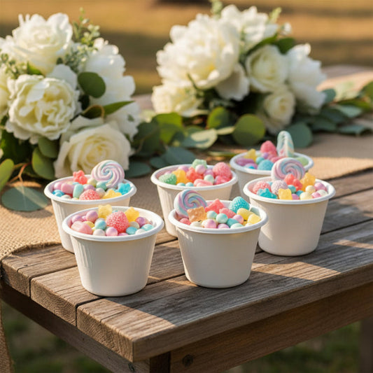 Leak-Proof 4oz Bagasse Cup Lids – Disposable & Green Alternative