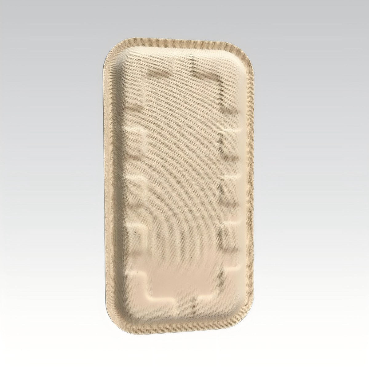 Custom Biodegradable Bagasse Disposable Food Containers Takeaway Fresh Chicken Frozen Meat Tray Portable Food Tray