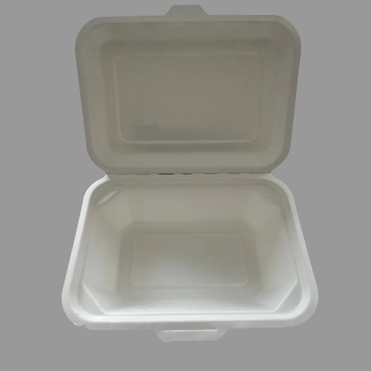 Eco Biodegradable Food Packing Container Takeway Pulp Sugarcane Bagasse Lunch Box