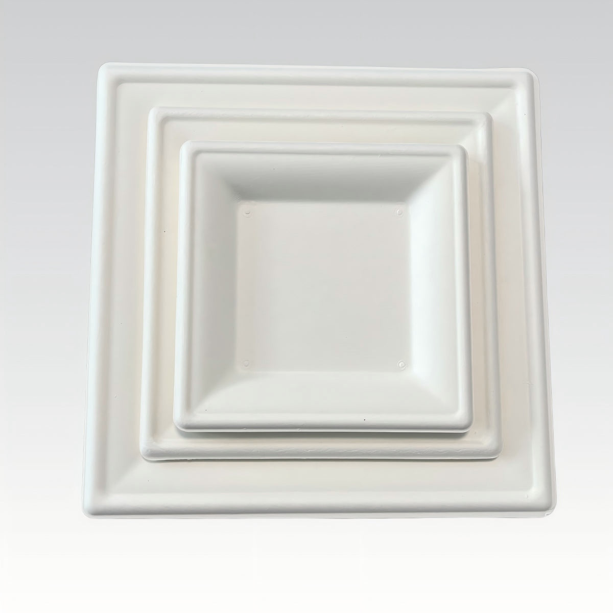 100%biodegradable Disposable Tableware Bagasse 6 Inch square Disposable Plates