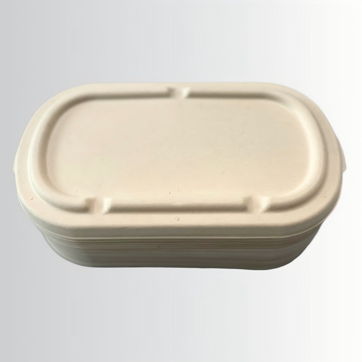 Universal Eco-Friendly Bagasse Cover Microwave Safe Accessory Perfect Fit for 850ml Food Containers Lid