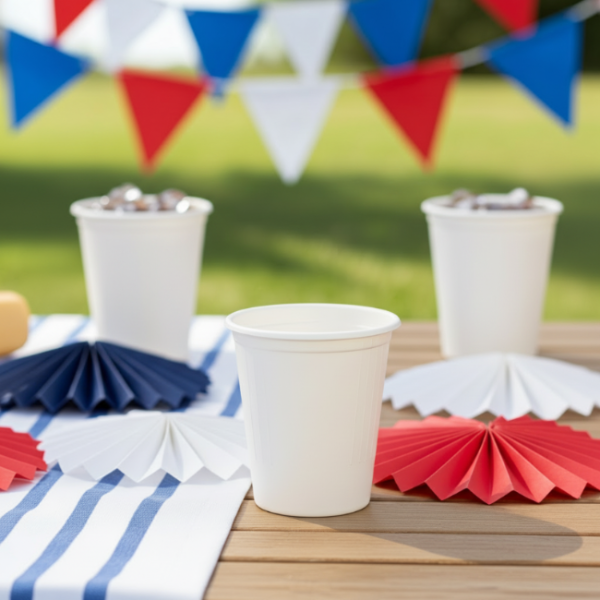 Bagasse cup for spring picnic