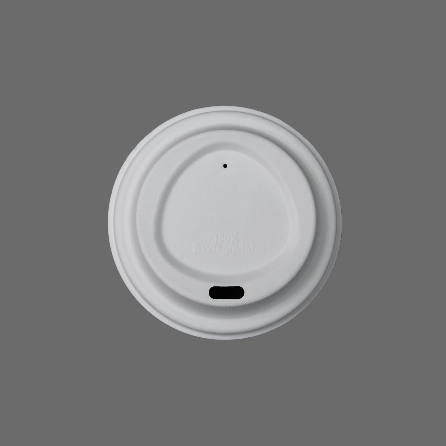 12oz Cup lid (White) for Disposable Sugarcane Bagasse Coffee Cup