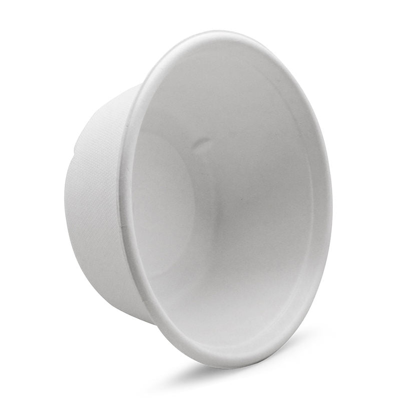 Disposable 500ml Sugarcane Bagasse Plastic Free Hot Soup Bowls With Lid Paper Bowl food storage