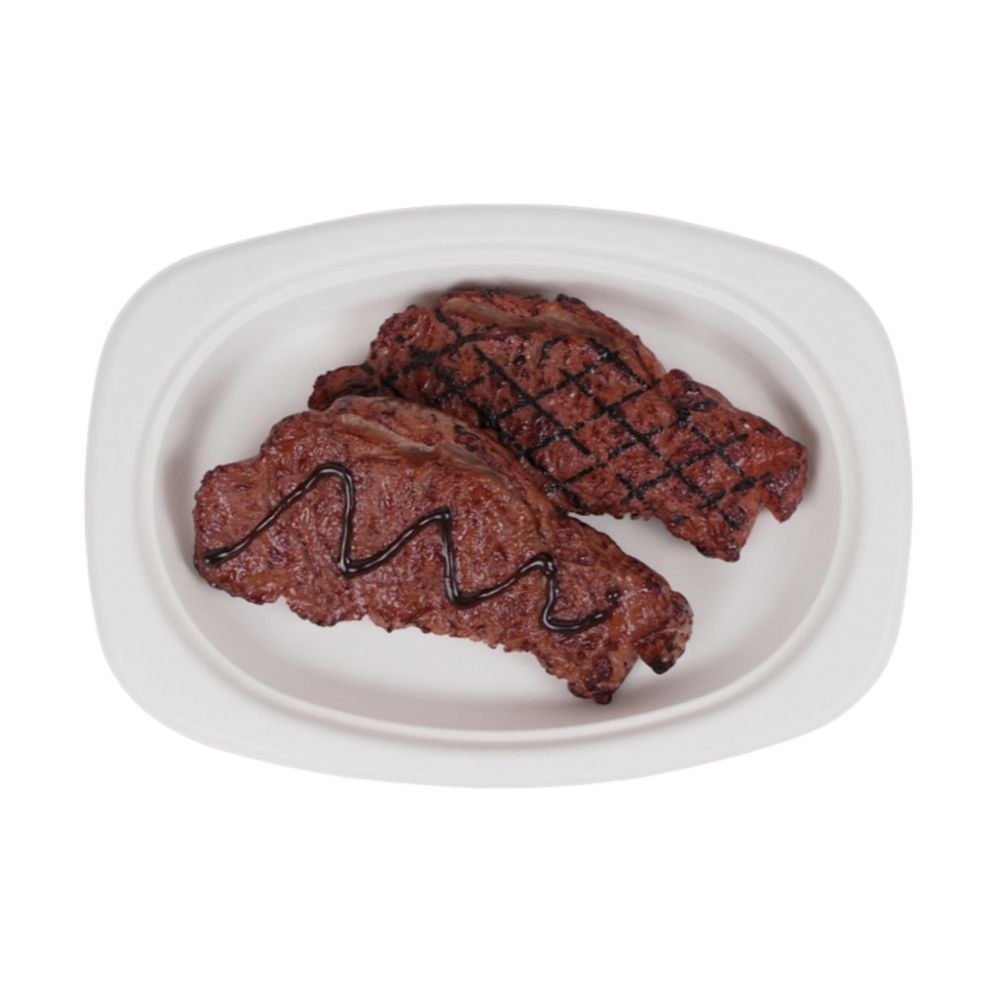 Natural Paper Biodegradables Bagasse Plate Compostable Bagasse Oval Plates