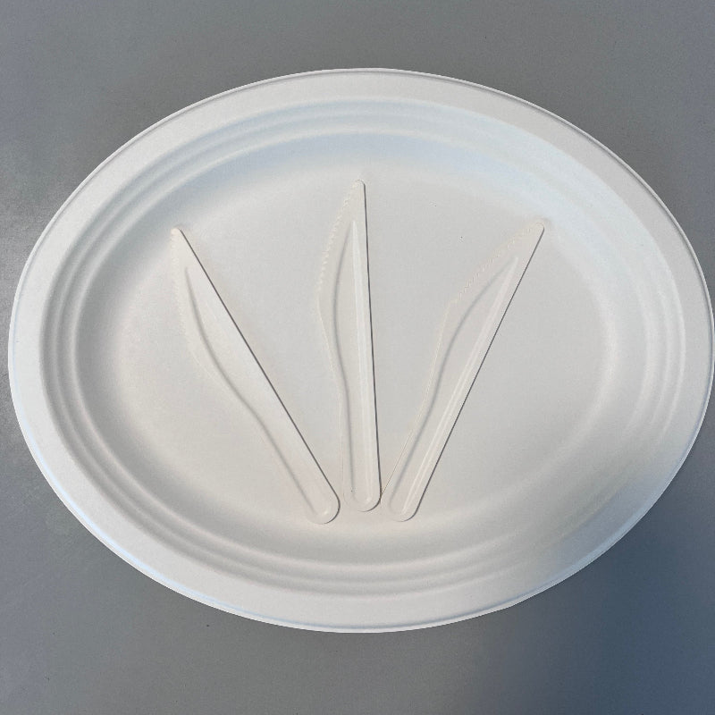 Paper Knife Biodegradable Compostable Sugarcane Bagasse Cutlery