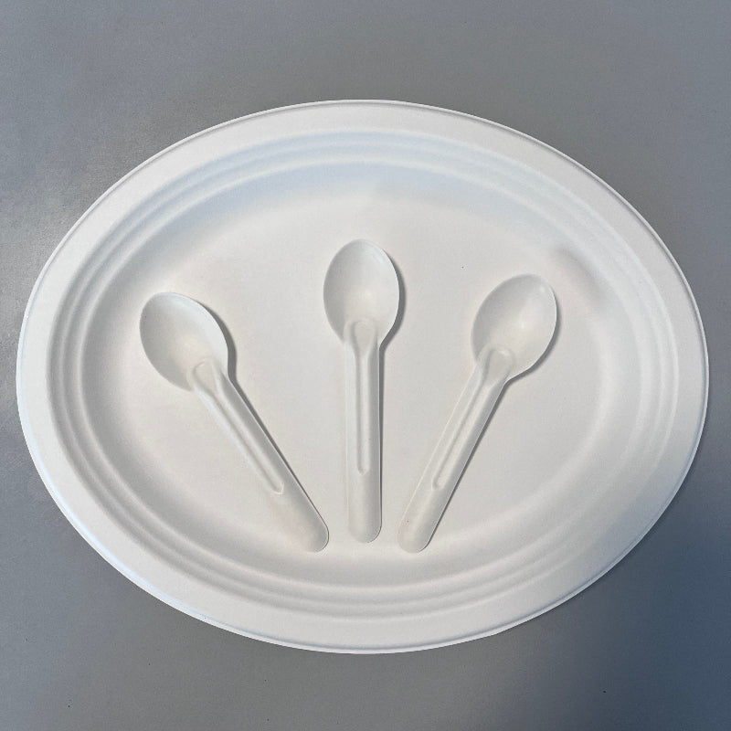 Paper Soup Spoon Biodegradable Compostable Disposable Cutlery