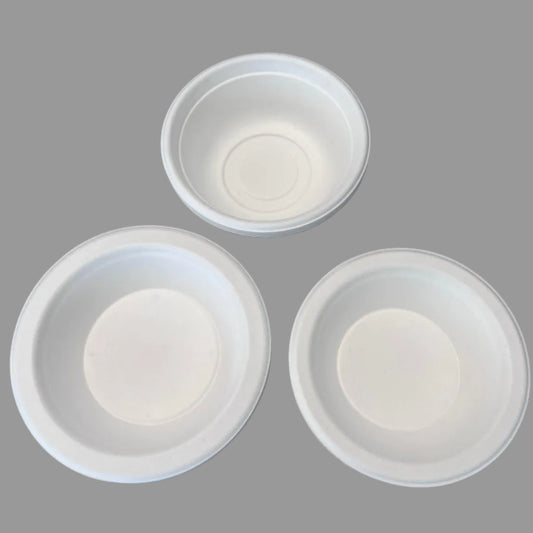 Compostable 100% Biodegradable &Bagasse 12oz Disposable Paper Salad Bowl