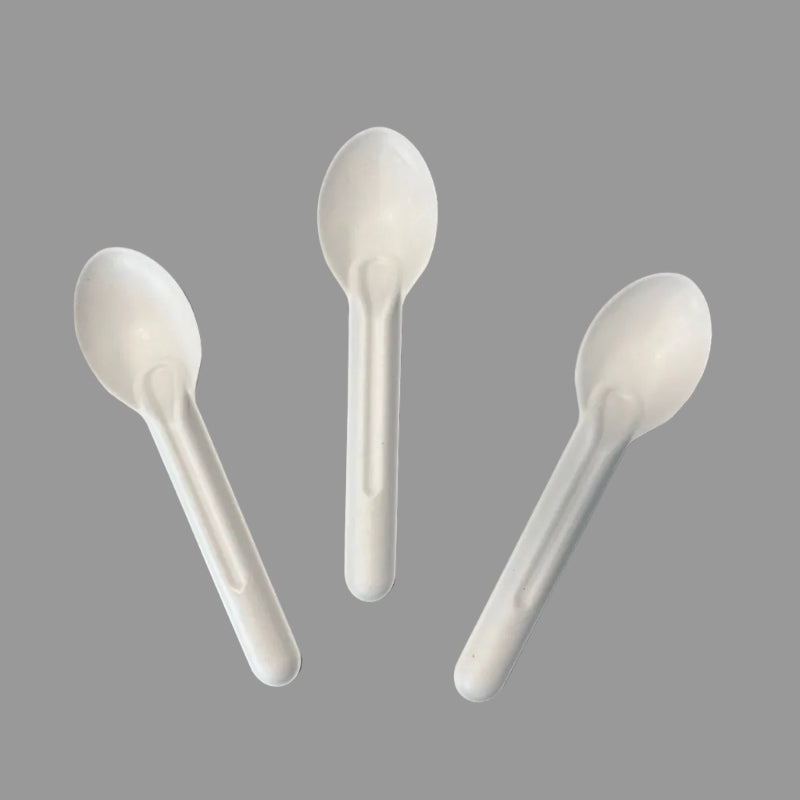 Paper Soup Spoon Biodegradable Compostable Disposable Cutlery