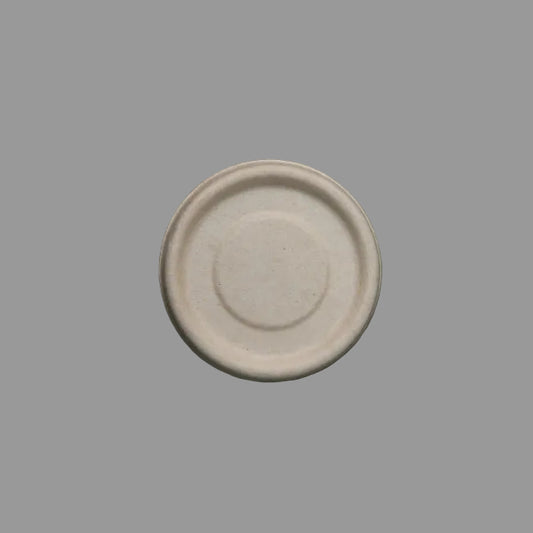 A natural compostable cup lid