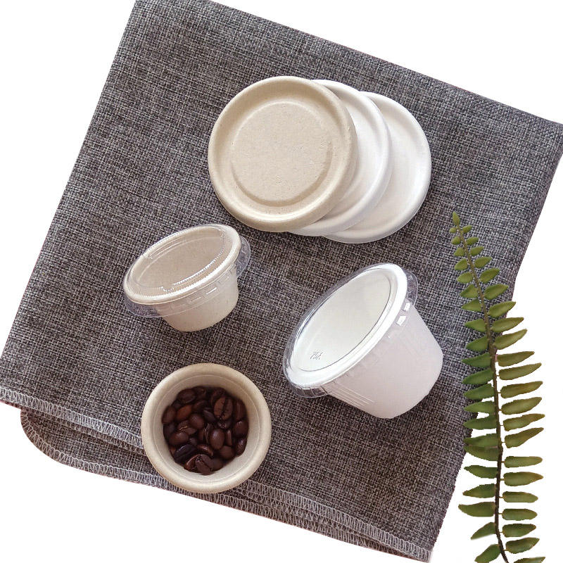 Bagasse cup lids showcase