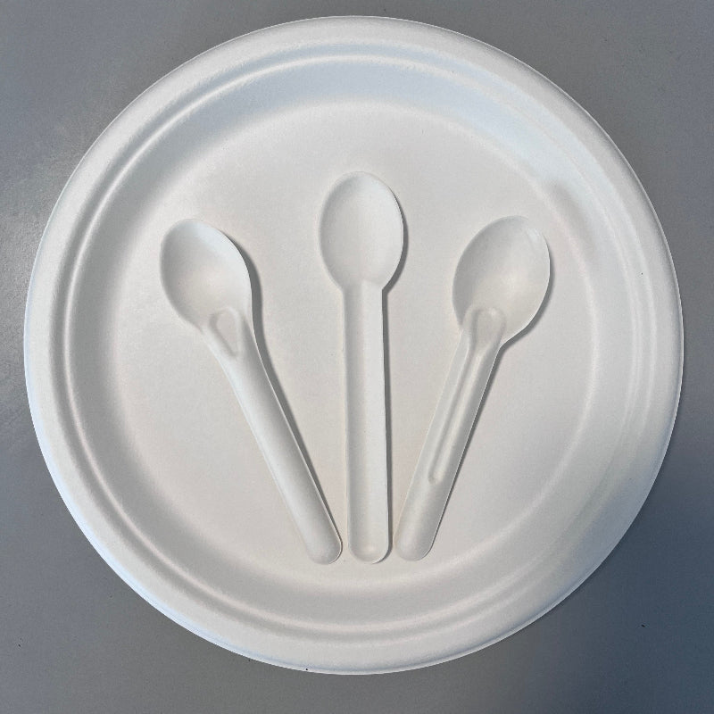 Paper Soup Spoon Biodegradable Compostable Disposable Cutlery