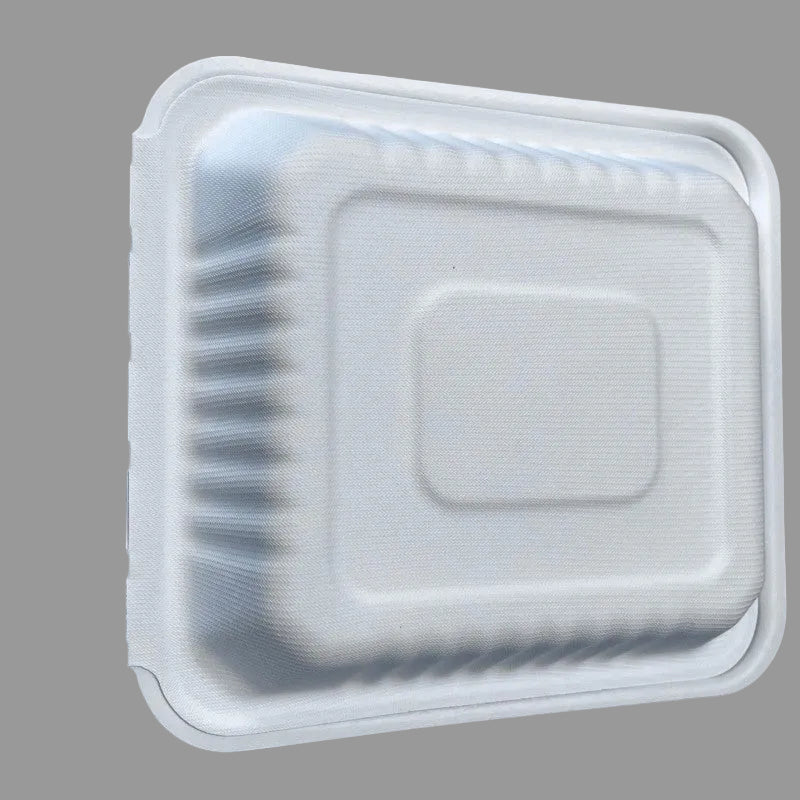 Compostable Biodegradable Packing 1200ml Disposable Bagasse Buger Pulp Paper Box